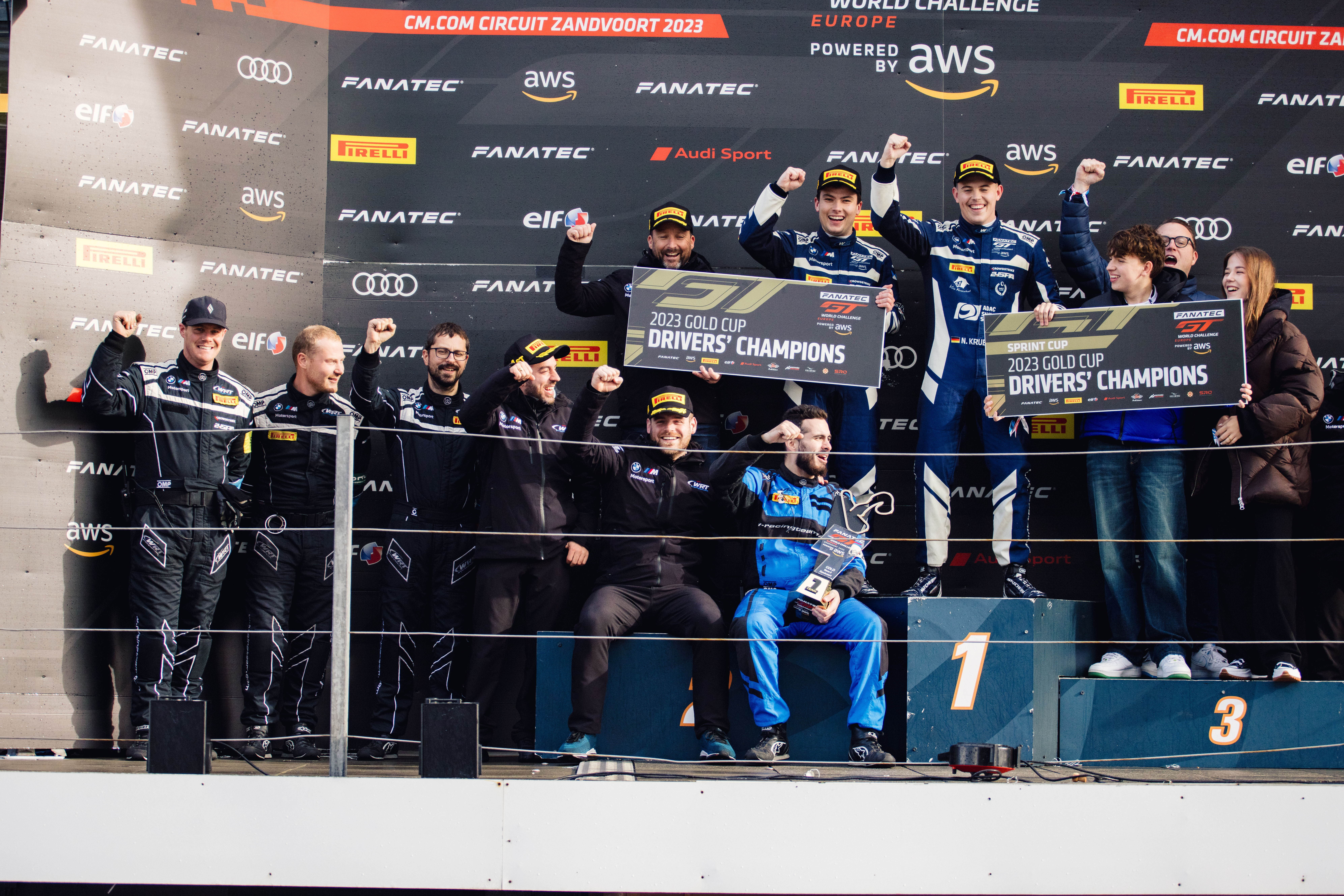 Plenty of podium honours for BMW M Team WRT at the GT World Challenge Europe Sprint Cup finale at Zandvoort.