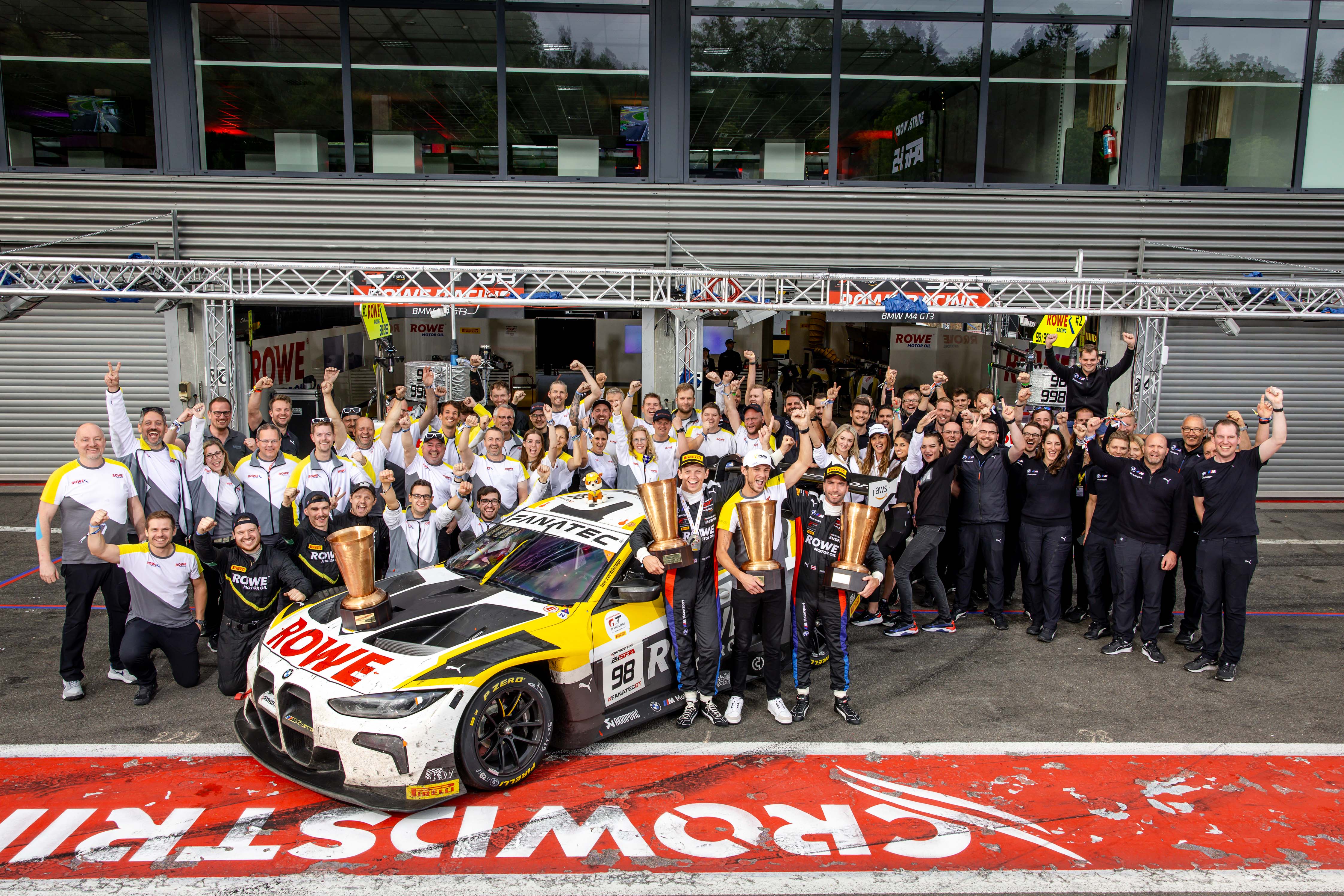 ROWE Racing to compete in GT World Challenge Europe and the 24h Nürburgring again in 2024.