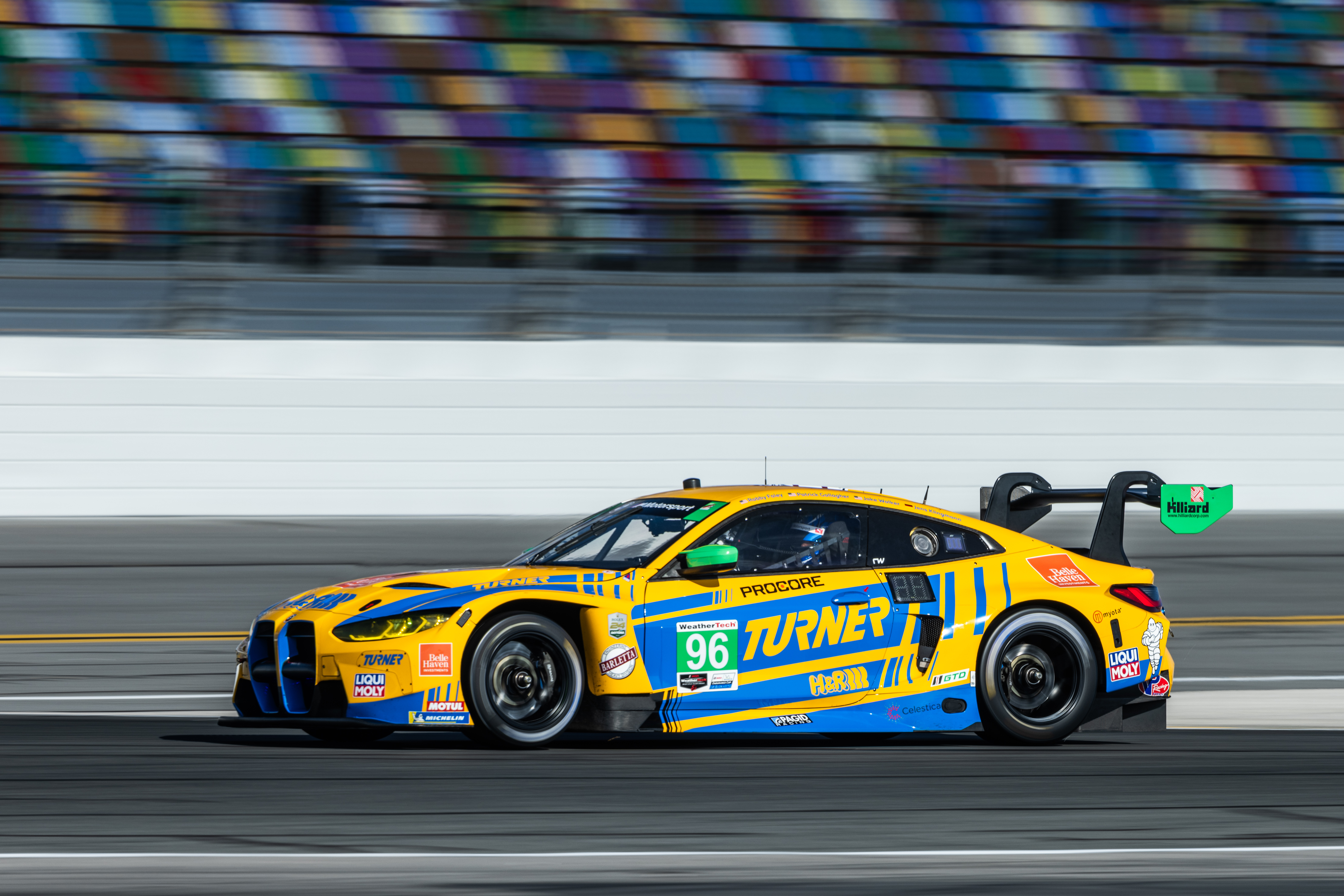 Daytona (USA), 24-28 January 2024. Rolex 24, Daytona International Speedway, IMSA WeatherTech SportsCar Championship #96 BMW M4 GT3, GTD, Robby Foley, Patrick Gallagher, Jake Walker, Jens Klingmann.