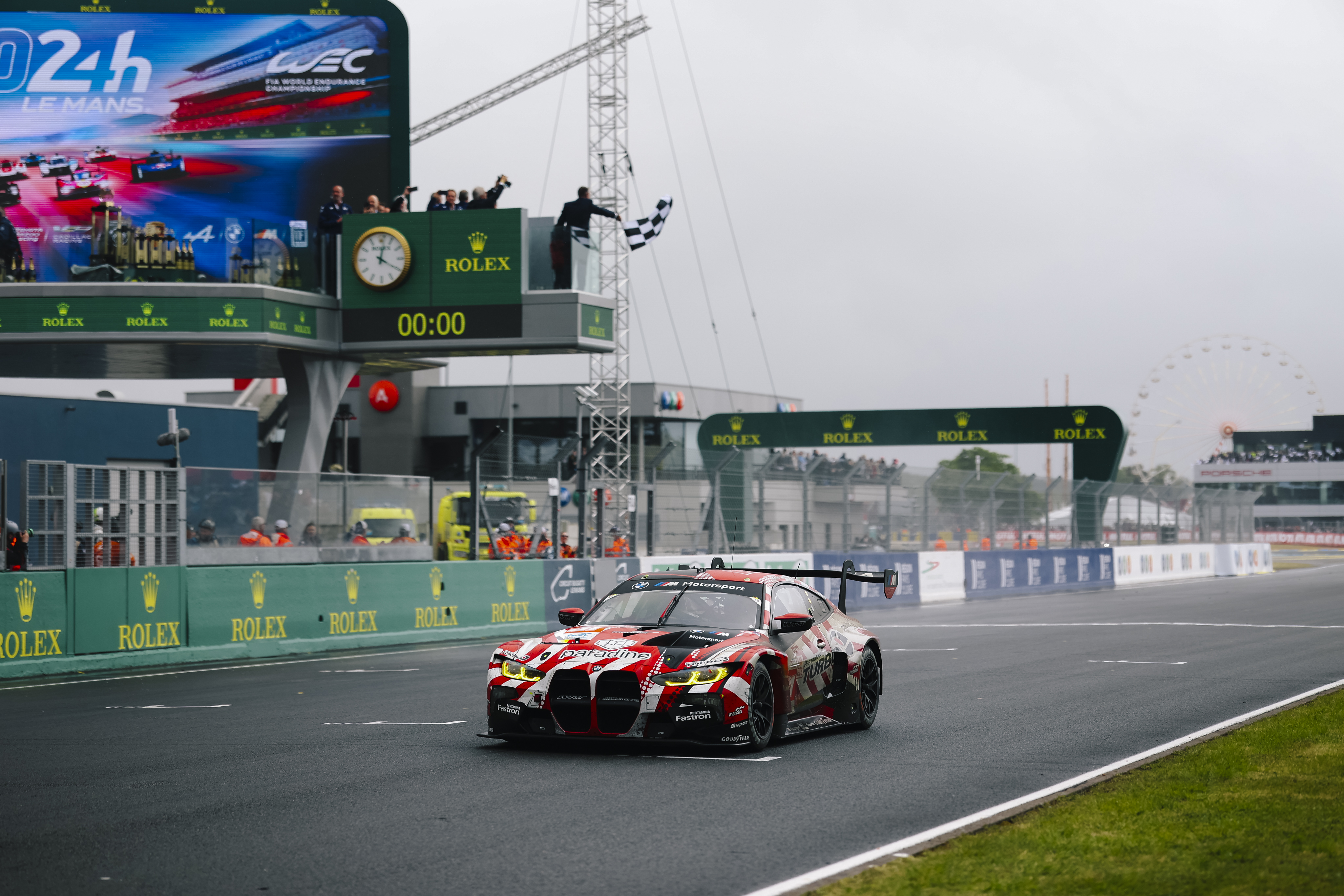 Le Mans (FRA), 7-16 June 2024. FIA World Endurance Championship, 24h Le Mans, Team WRT, LMGT3, #31 BMW M4 GT3, Augusto Farfus, Sean Gelael, Darren Leung.