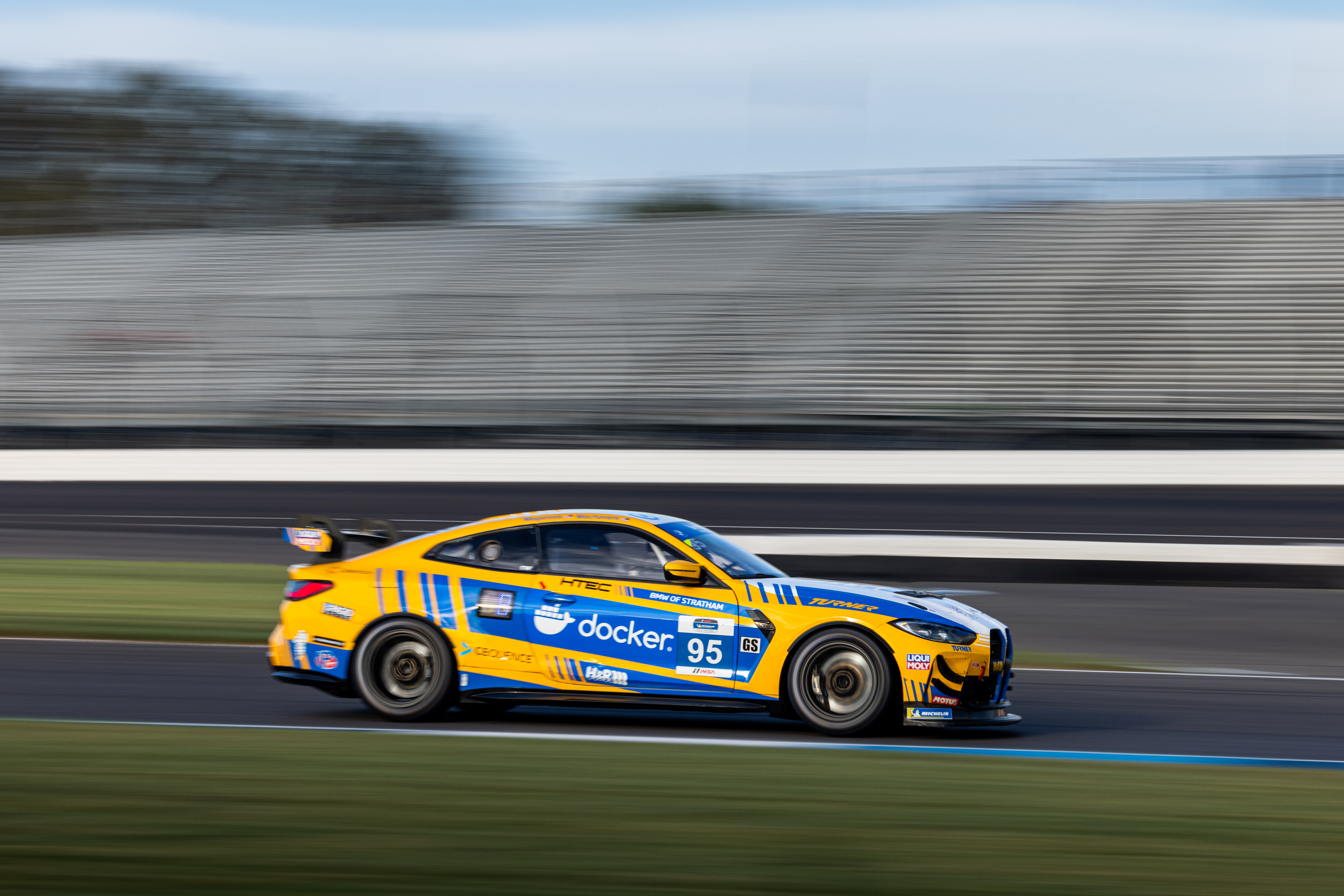 Indianapolis (USA), 20-22 September 2024. IMSA Michelin Pilot Challenge, GS, Turner Motorsport, #95 BMW M4 GT4, Dillon Machavern, Robert Megennis.