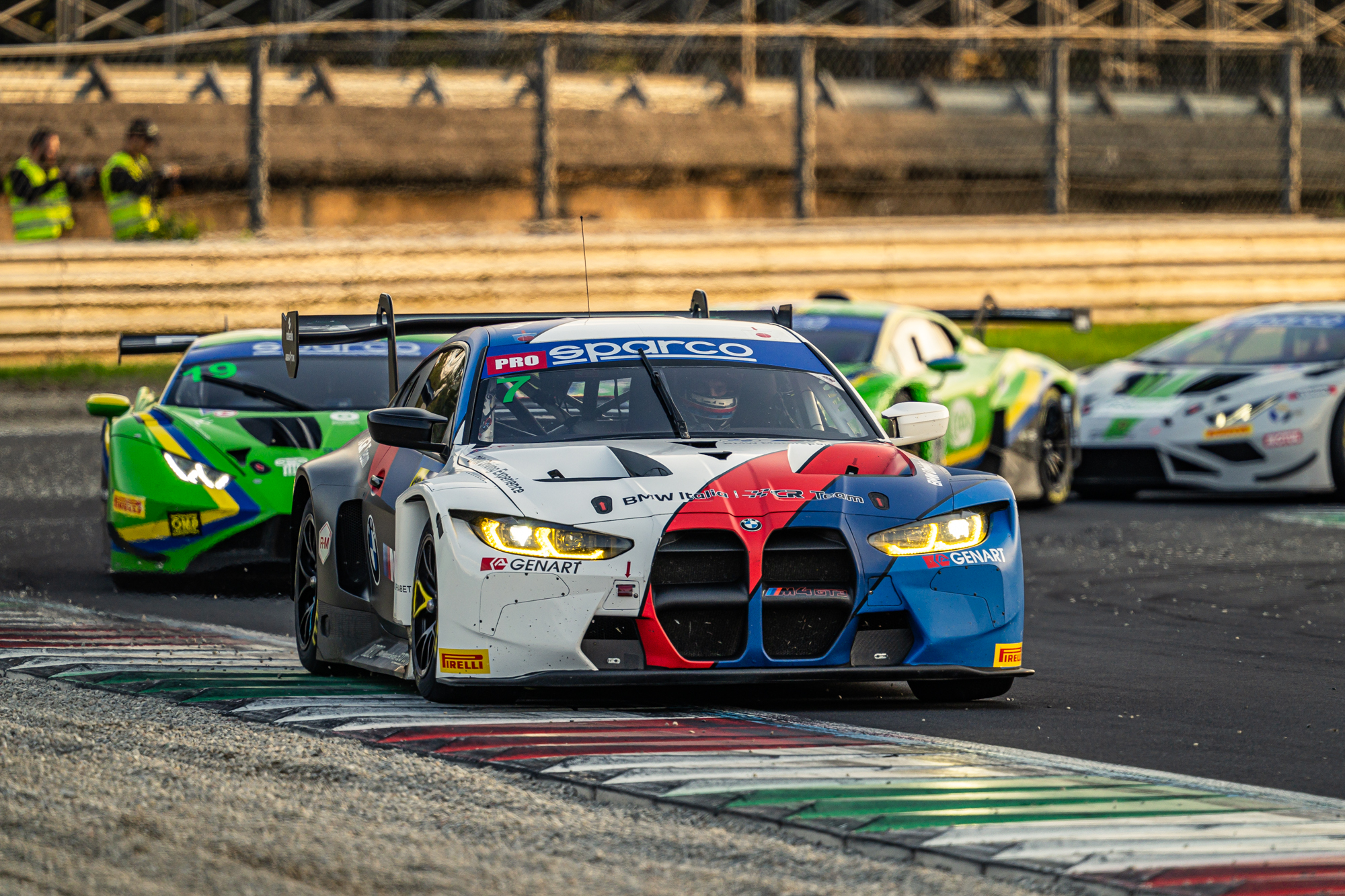 Monza (ITA), 4-6 October 2024. Italian GT Sprint Championship, BMW Italia Ceccato Racing, #7 BMW M4 GT3, Jens Klingmann, Raffaele Marciello.