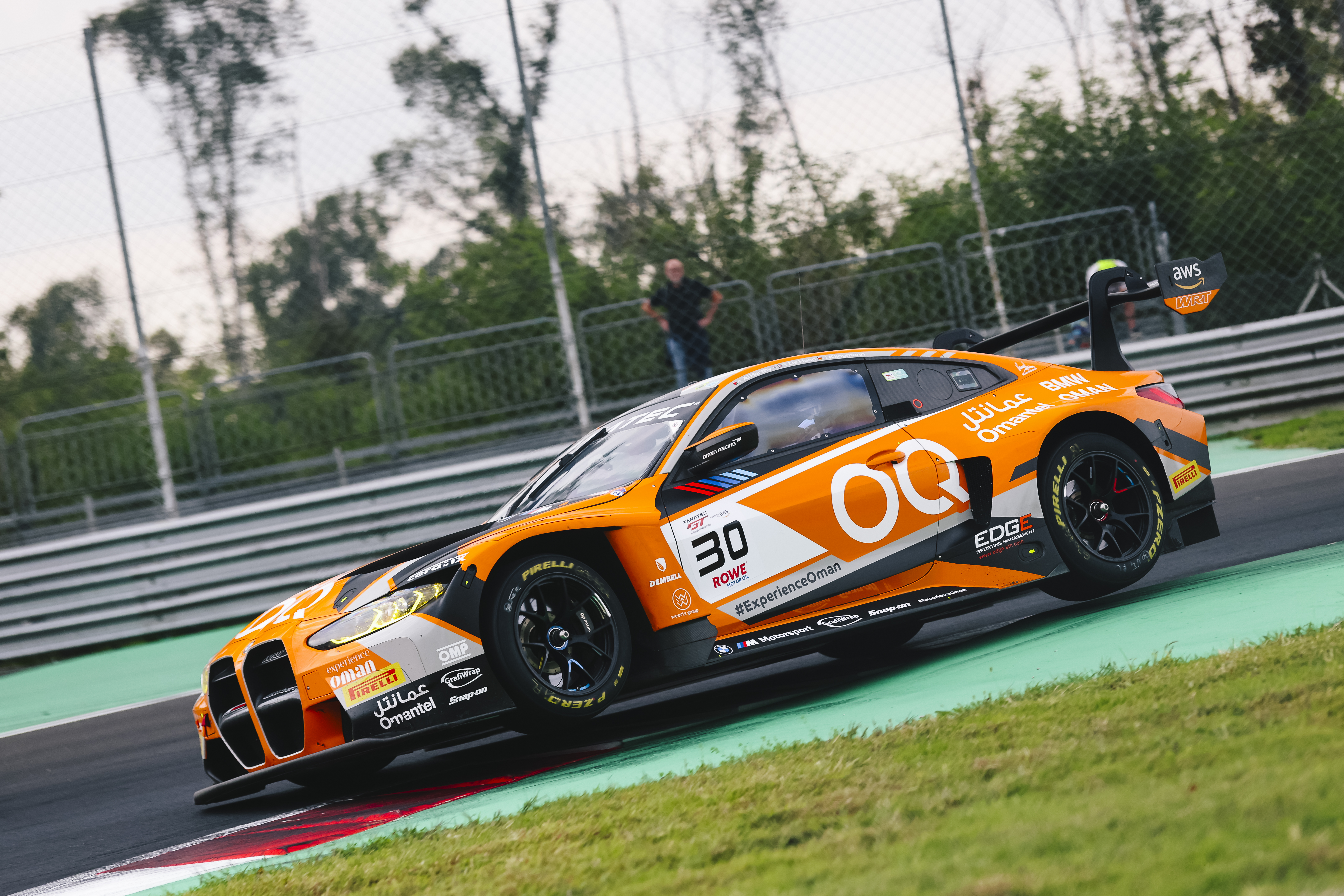 Monza (ITA), 20-22 September 2024. Fanatec GT World Challenge Europe, GTWC, Endurance Cup, OQ by Oman Racing run by Team WRT, #30 BMW M4 GT3, Ahmad Al Harthy, Jens Klingmann, Sam De Haan.